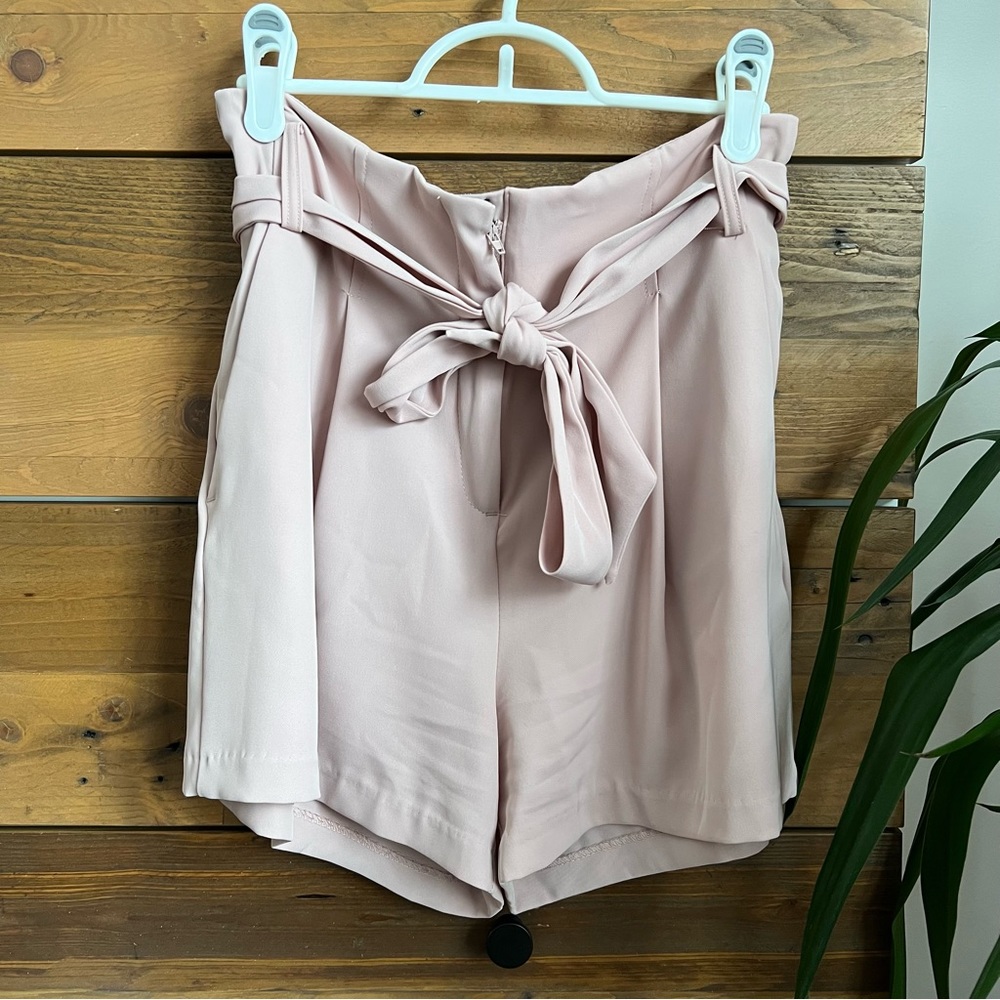Dynamite Light Pink Dressy High Waisted Shorts